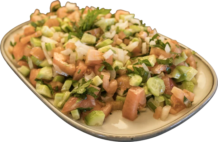 Chopped shepherd's salad