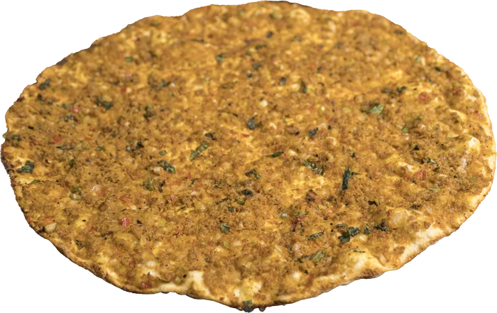 Freshly baked lahmacun